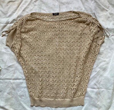 Liu Jo Milano Womens Knit Shirt Size Approx 38 Vintage Fashion