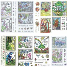 Hampton Art Coloring Clear Stamps You Choose
