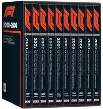F1 2000-2009 NTSC DVD BOXSET (10 DVDS). FORMULA ONE. 2074 MIN. DUKE VIDEO 6046NV