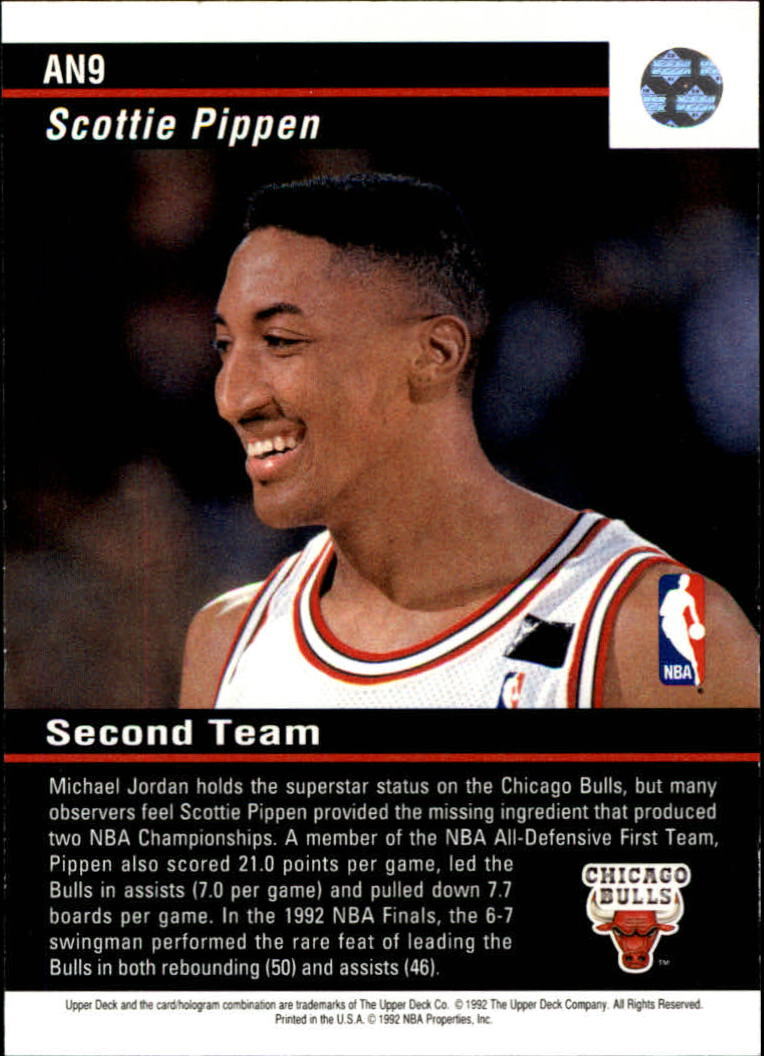 1992-93 Upper Deck All-NBA #AN9 Scottie Pippen - NM-MT | eBay