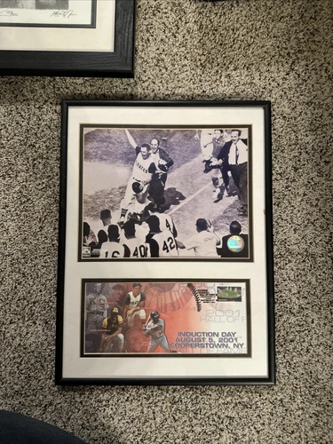 Bill Mazeroski framed induction day Hall of Fame 2001 - Picture 1 of 1