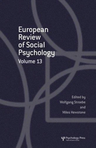 European Review Of Social Psychology, Hardcover by Strobe &, Hewsto, Like New...