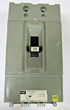 🔥 FPE 20 AMP CIRCUIT BREAKER 600 VAC 250 VDC 3 POLE HF631020