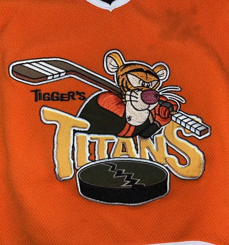 Tigger’s Titans Kids S quality embroidered Hockey Jersey Walt Disney World Kids - Picture 3 of 6