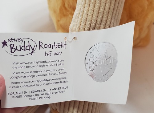 Scentsy Buddy Roarbert The Lion 15” Retired Scentsy Plush NWT - Picture 4 of 5