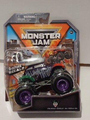 Monster Jam The Joker Monster Truck, 1:64 Scale, Purple - Series 25 - New In Box