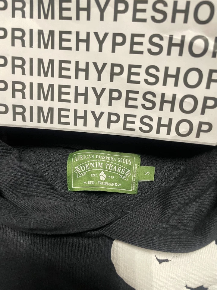 NUEVA Sudadera Denim Tears The Cotton Wreath Negra Talla S-XL AUTÉNTICA Envío Gratis Foto 4 de 4