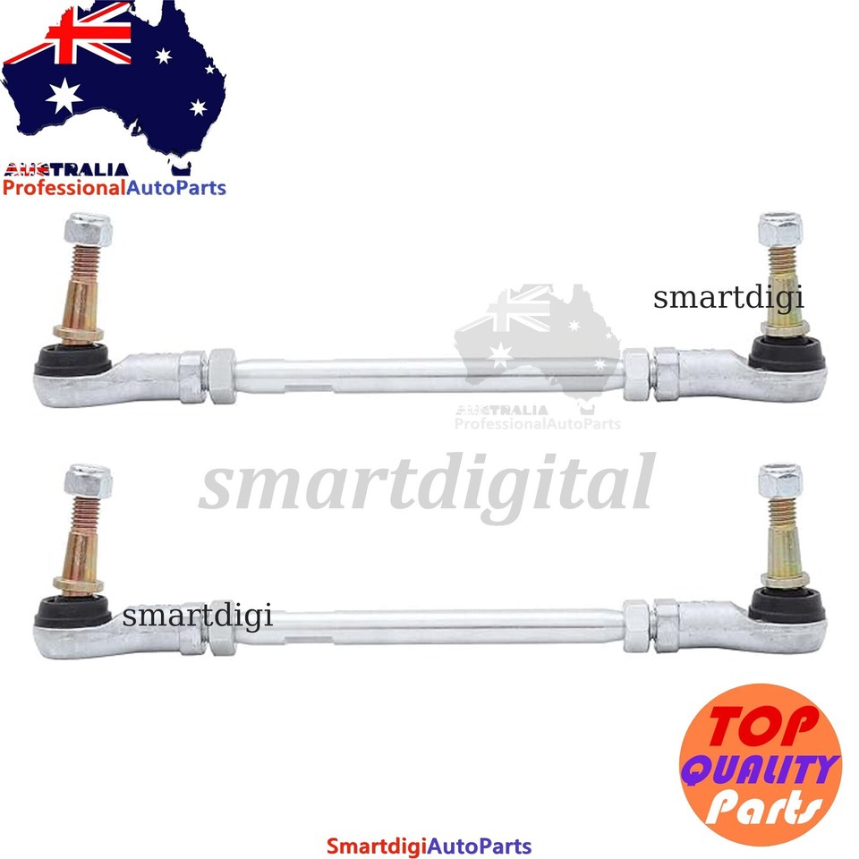 Pair Golf Cart Tie Rod Assembly with Nut Kit for EZGO TXT 19942001