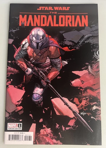 STAR WARS The Mandalorian # 1 Leinil Frances Yu 1:50 Color Marvel Variant Ed