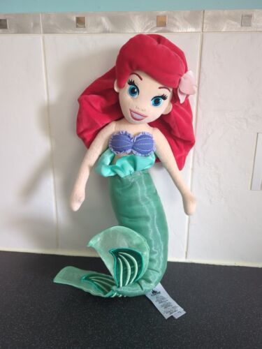 Disney Store Princess Ariel The Little Mermaid Plush Doll 22 inches - Imagen 1 de 2