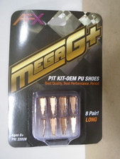 AFX 22028 MEGA G PIT KIT WITH 8 PAIR LONG PICKUP SHOES NEW IN SEALED PKG