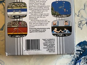 NINTENDO NES TRACK AND FIELD II 2 WITH BOX AND MANUAL! TESTED/WORKS!