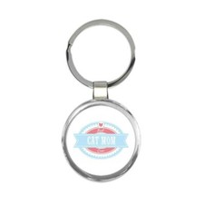 Best CAT MOM Ever : Gift Round Keychain Cute Christmas Birthday Vintage Retro