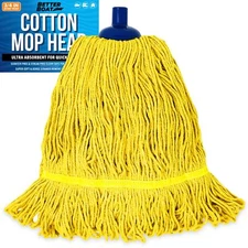 Cotton Screw on Mop Head Replacement Refill Cotton Mop Heads Replacements