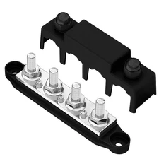 MGI SpeedWare 4-Post Power Distribution Block Busbar 5/16" Studs with Cover, ...