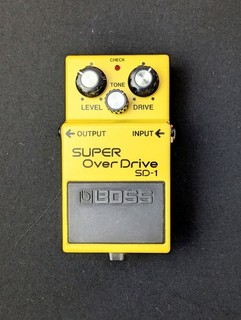 BOSS SD 1 Super OverDrive Analog Guitar Effects Pedal Taiwan Through Hole 2004