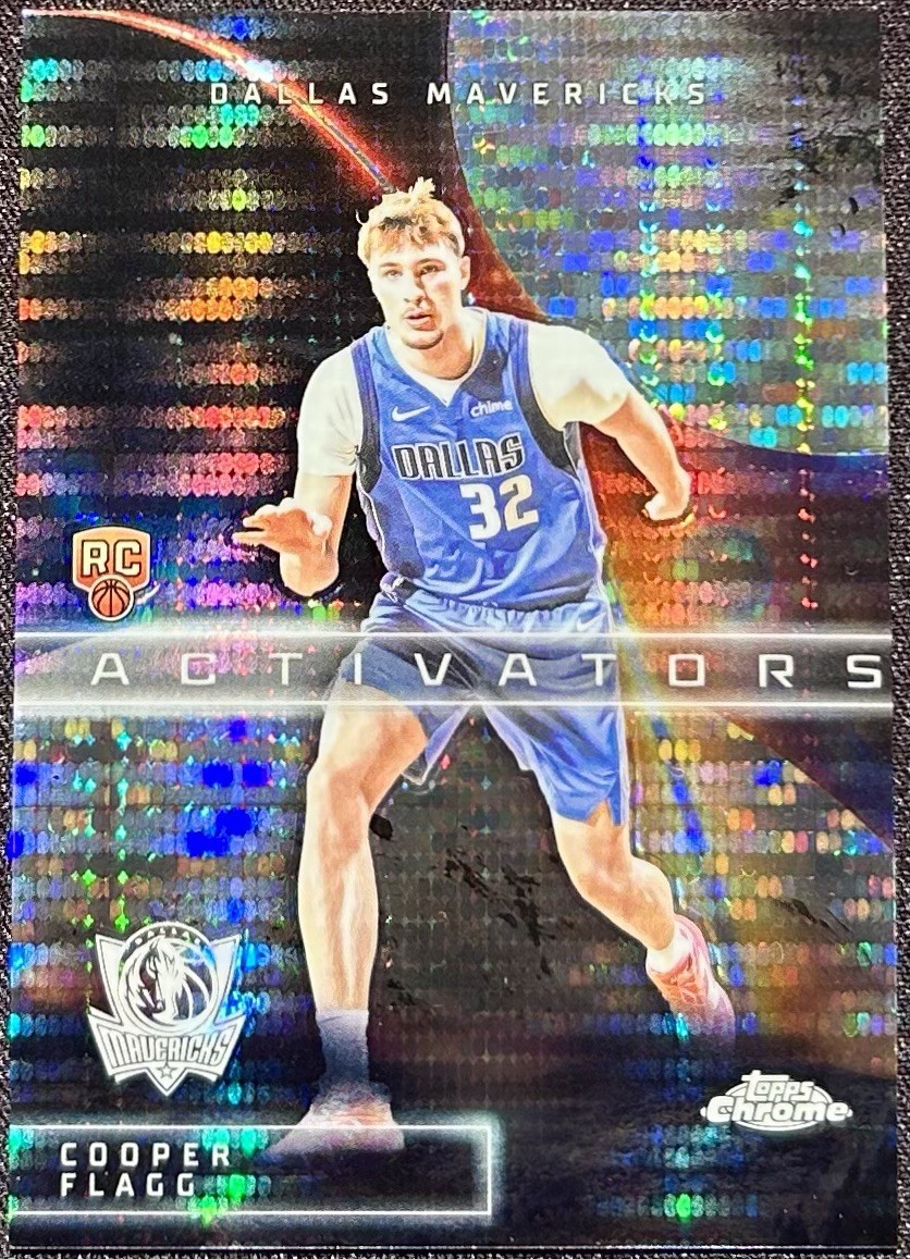 2025-26 Topps Chrome Cooper Flagg Activators Pulsar Rookie Refractor RC #AC-11