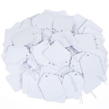 200 Pcs Price Tags with Elastic String, Gift Tags Writable Blank Jewelry Tag ...