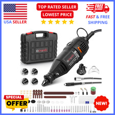 Rotary Tool Kit 140pcs – Flex Shaft Keyless Chuck Multi-Tool Set