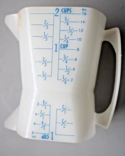 VTG 1950’s-60's Westland Plastics Double-Sided Measuring Cup 1 & 2 Cup