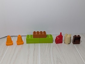 LEGO Duplo Mater's Shed replacement parts pepper awning sign gas can cones