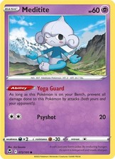 Pokemon Meditite [SWSH12: Silver Tempest - 072/195]