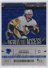 2023 Upper Deck Credentials Debut Ticket Access Blue /149 Jonathan Gruden 1r1g