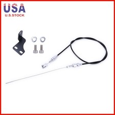 New For Holley Hi-ram Throttle Throttle Cable With Bracket 76300 76400 18-140