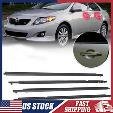 For Toyota Corolla 2009-2012 Set Of 4 Car Window Moulding Belt Weatherstrip Trim For Toyota Corolla 2009-2012 Set Of 4 Car Window Moulding Belt Weatherstrip Trim