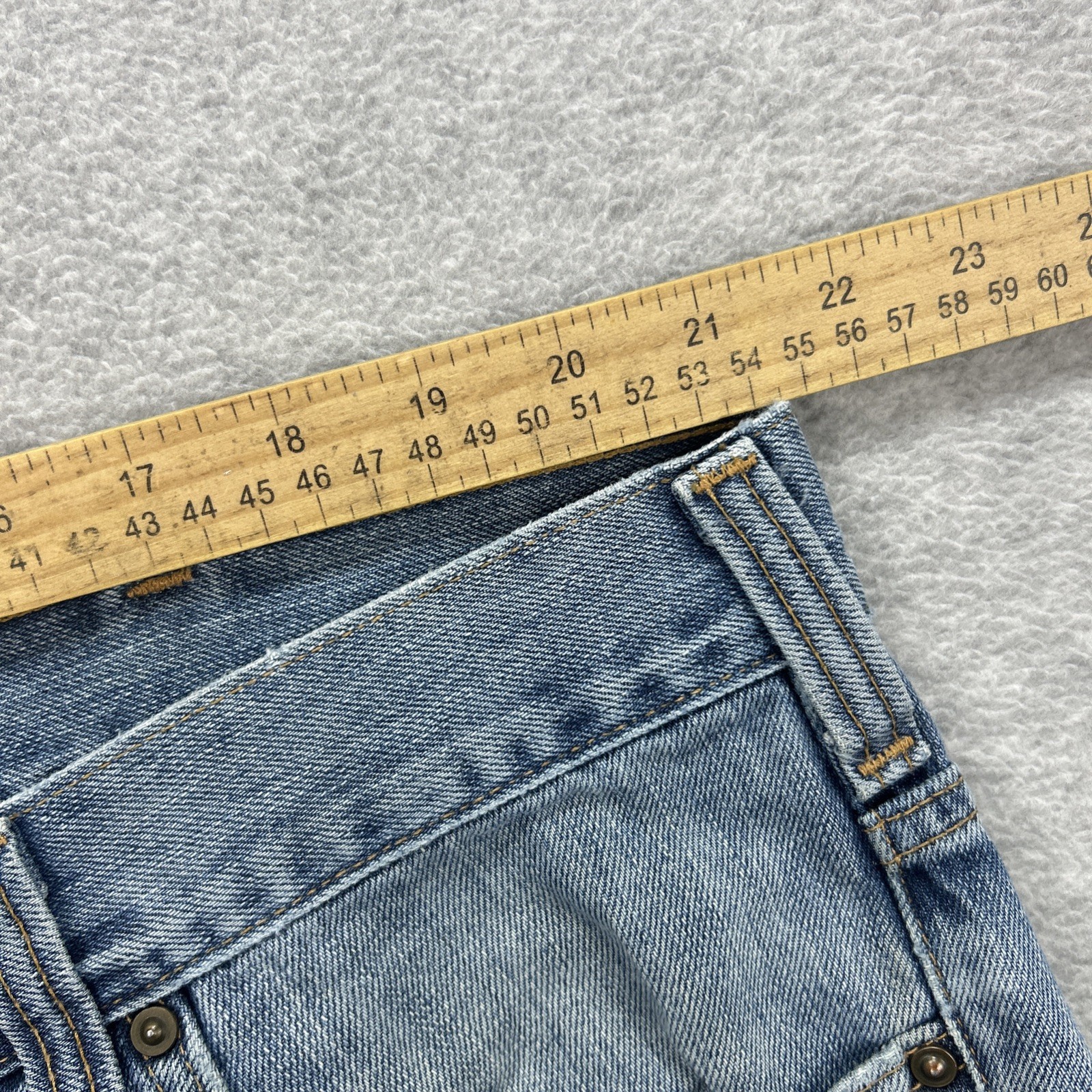 Carhartt Jeans Mens 40x30 Blue Denim Pants Loose Straight Grunge Distressed Y2K thumbnail 11