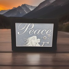 New Handmade 5x7 Matted 4x6 Religious Inspirational Angel Free Ship 353