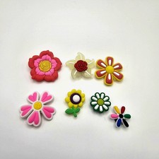 Shoe Charms Set - Flowers set of 7