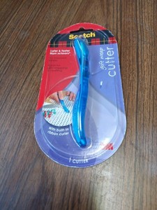 3M Scotch Gift Wrap Cutter And Ribbon Curler Tool Holiday Christmas Paper New