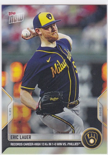 2022 Topps Now 93 Eric Lauer