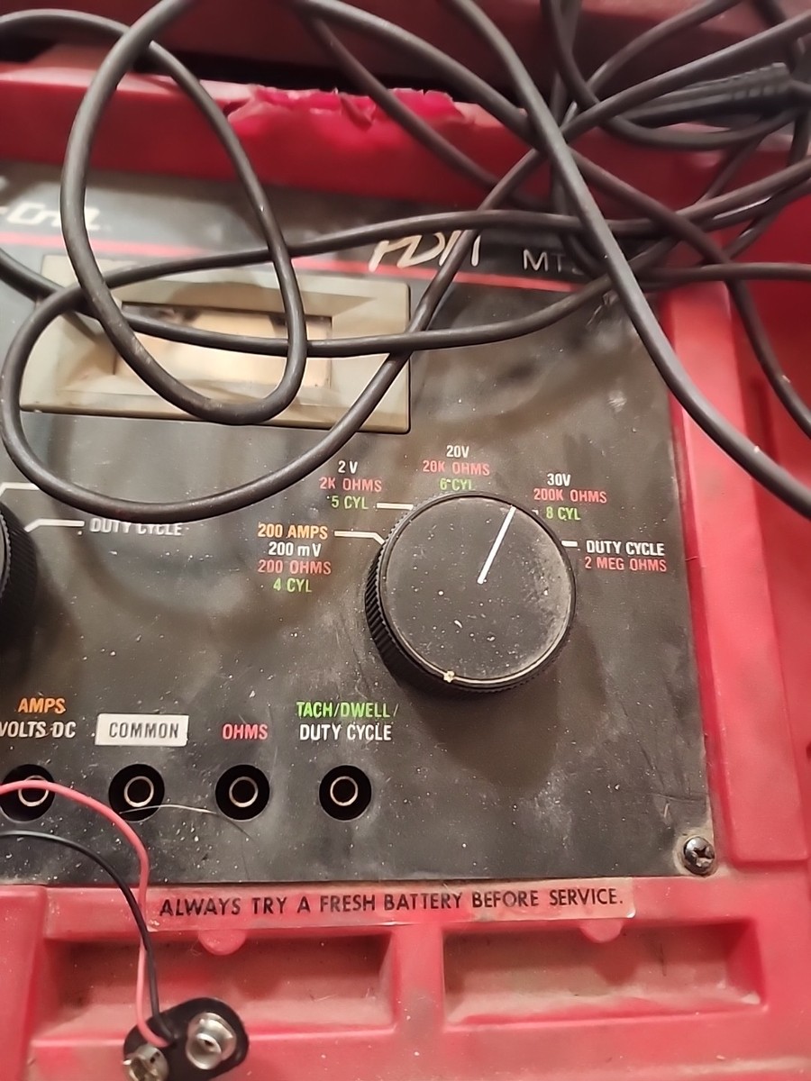 VTG Snap-On PDM MT500 Precision Diagnostics Meter Tach Dwell