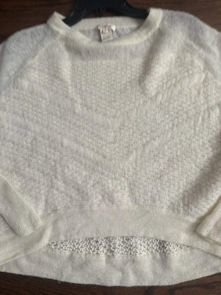 Sundance Ivory Mujer Talla Pequeña Crochet Tejido Usado en Excelente Condición Diseño Ligero Único Foto 2 de 4