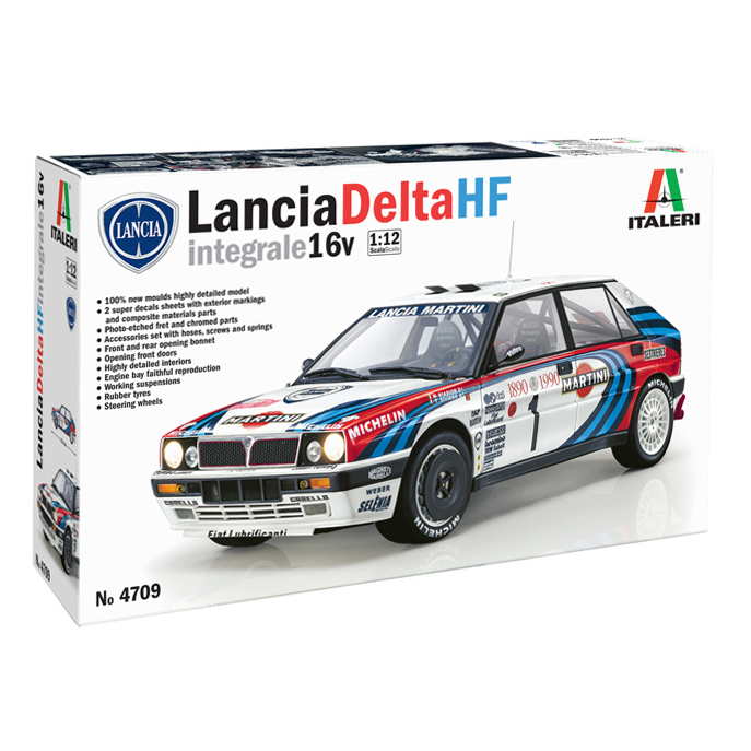 Italeri 4709 Lancia Delta HF Integrale 16V 1:12 Scale Kit