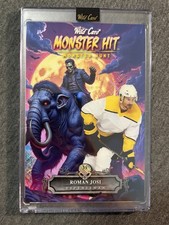 Roman Josi Wild Card Monster Hit Monster Hunt Hockey Insert SSP Predators