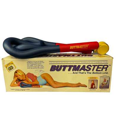 Excellent Vintage Original Thigh Master LBX Buttmaster Suzanne Somers Exercise