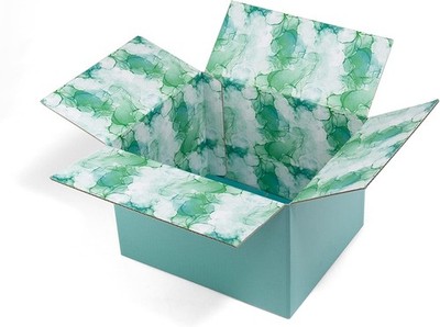 Great Papers GiftIn Corrugated Shipping Box Watercolor Design Care Package Gifts