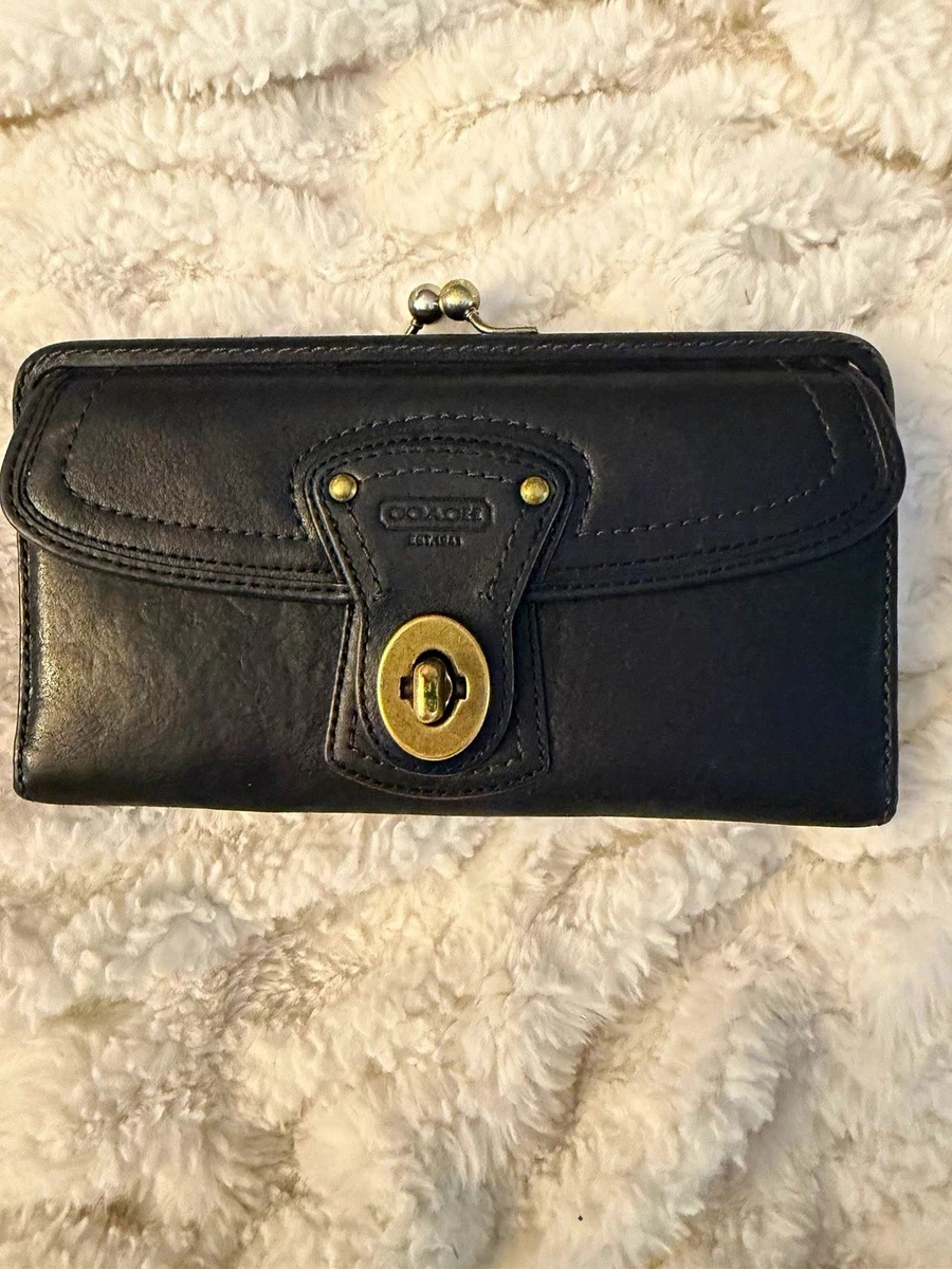 Coach Turnlock Wallet for sale - eBay