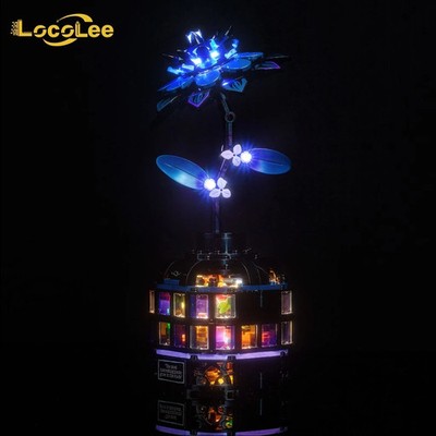 LocoLee LED Light Kit for LEGO Wednesday 76784 Black Dahlia Flower Lighting Set