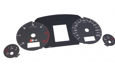 for Audi A4 tachoscheibe gauge faces replacement dials custom S4 B6 B7 8E 8H