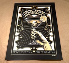 Official The Eagles Sphere 2026 Show Poster Las Vegas March 20 21 Signed #'ed