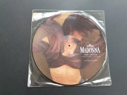 MADONNA - LIKE A PRAYER 1989 UK PRESS 12" VINYL RECORD PICTURE DISC EX/EX