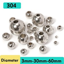 Steel Balls Stainless Smooth Bearing w Through Hole  3mm - 60mm