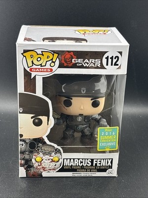 Funko Pop! Marcus Fenix w Head (GOLD LANCER) #112 SDCC 2016 A035
