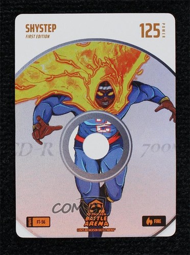 2025 Bo Jackson Battle Arena TCG Alpha Update Fire Tracks Battlefoil Shystep