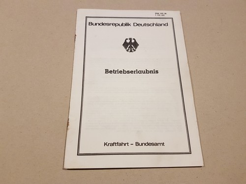 ABE Gutachten Kat Abgasreinigung FORD Escort Orion KBA 16350 Typ AB-BB Oldtimer