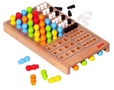 Brettspiel Master Logic, goki basic. | 21 x 12 x 2 cm, Holz, per Stück | Spiel